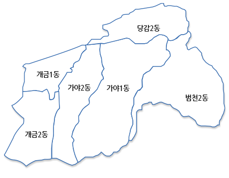 부산진구 지도